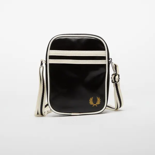 FRED PERRY Чанта FRED PERRY Classic Small Side Bag Black/ Ecru Universal