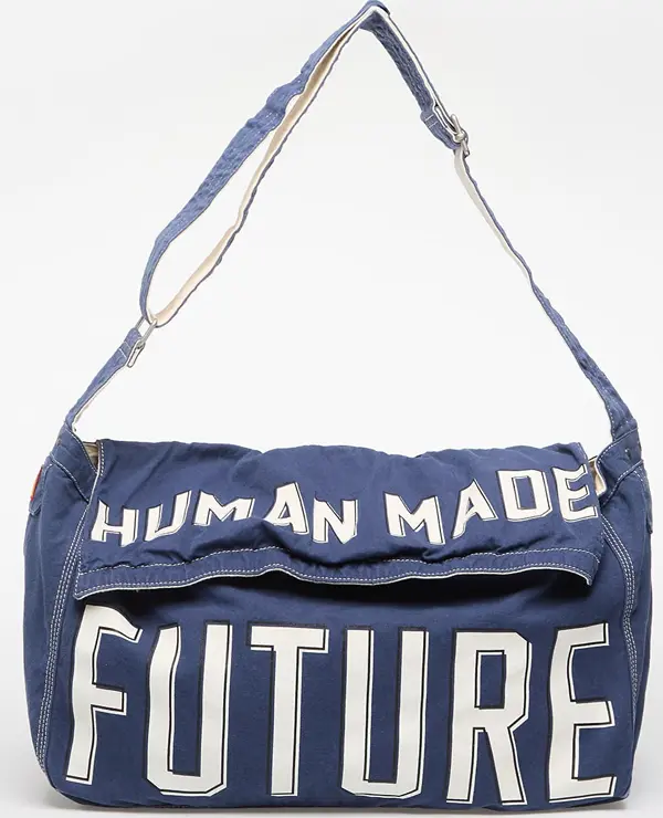HUMAN MADE Чанта HUMAN MADE Mail Bag Large Navy Universal