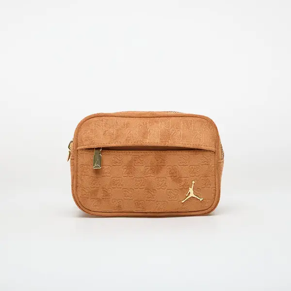 Jordan Чанта Jordan Jam Suede Monogram Camera Bag Cognac Universal