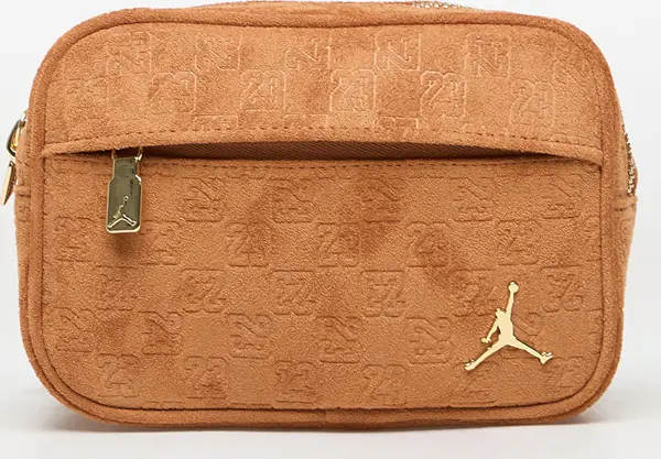 Jordan Чанта Jordan Jam Suede Monogram Camera Bag Cognac Universal