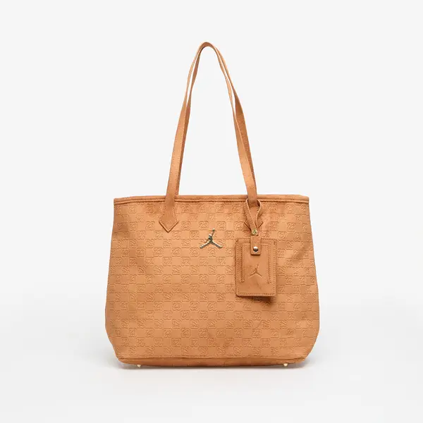 Jordan Чанта Jordan Jam Suede Monogram Tote Cognac Universal