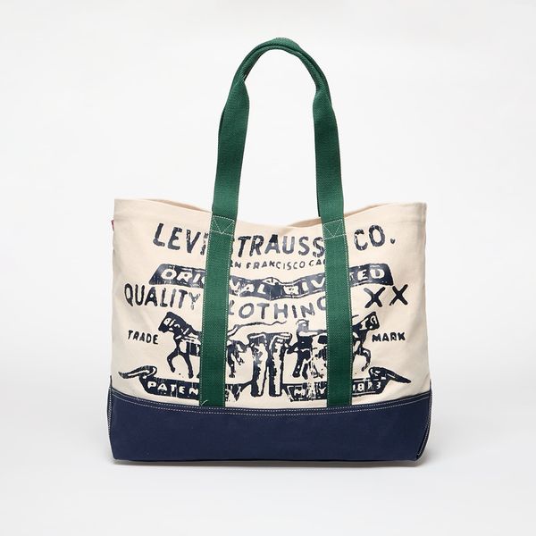 Levi's® Чанта Levi's® Women's Two Horse Tote Ecru/ Multi Colour Universal