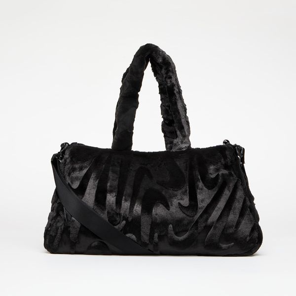 Nike Чанта Nike Sportswear Faux Fur Tote Black/ Black/ Metallic Silver Universal