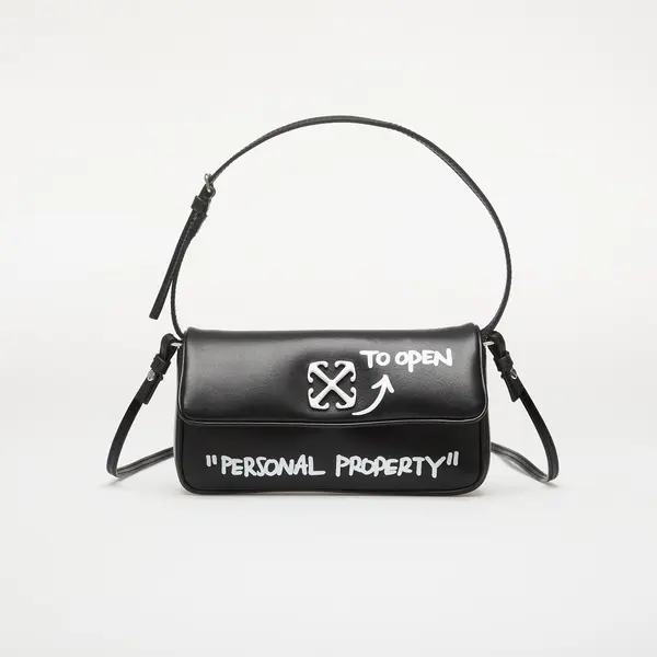 Off-White Чанта Off-White Jitney Shoulder 0.7 Quote Black Universal