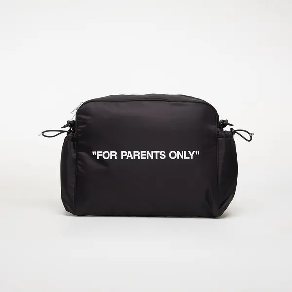 OFF-WHITE KIDS Чанта OFF-WHITE KIDS For Parents Only Diaper Bag Black/ White Universal