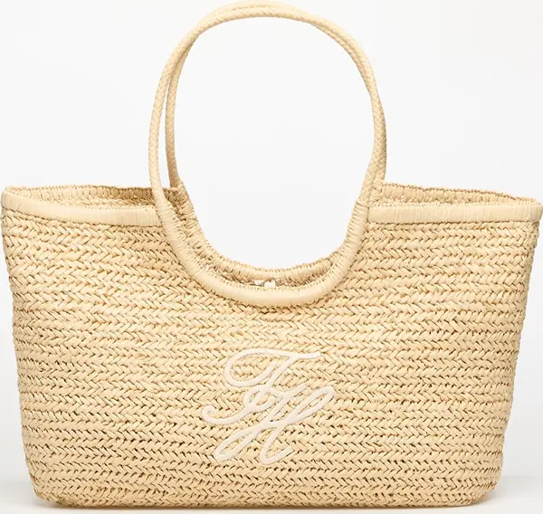 Tommy Hilfiger Чанта Tommy Hilfiger Elevated Summer Tote Raffia Beige Universal