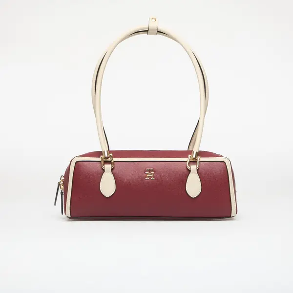 Tommy Hilfiger Чанта Tommy Hilfiger Grace Shoulder Bag Col Block Velvet Maroon Universal