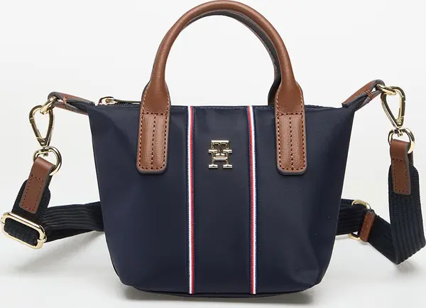 Tommy Hilfiger Чанта Tommy Hilfiger Popette Micro Tote Corp Dark Blue Indigo Universal