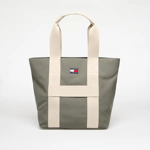 Tommy Hilfiger Чанта Tommy Jeans Retro Cool Tote Green 29 l