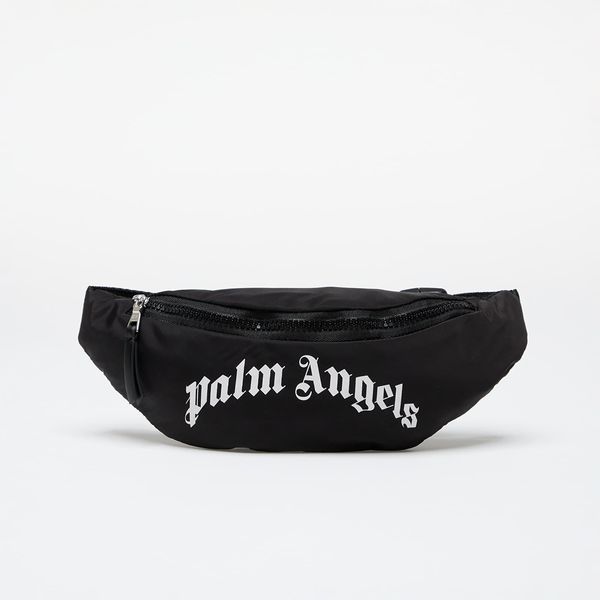 Palm Angels Kids Чанта за кръста Palm Angels Kids Curved Logo Fanny Pack Black/ White Universal