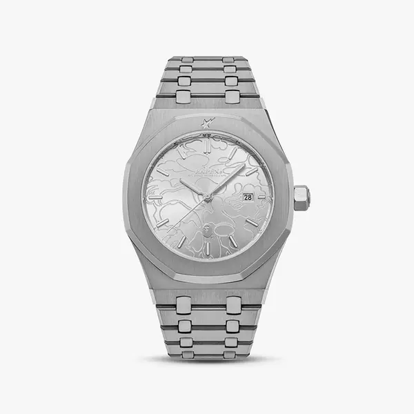 A BATHING APE Часовници A BATHING APE Type 9 Bapex 1 M Silver Universal