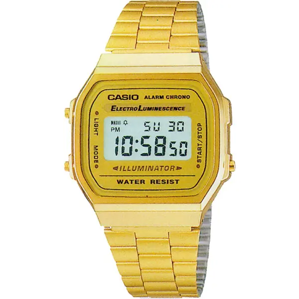 Casio Часовници Casio A 168G-9 Gold Universal
