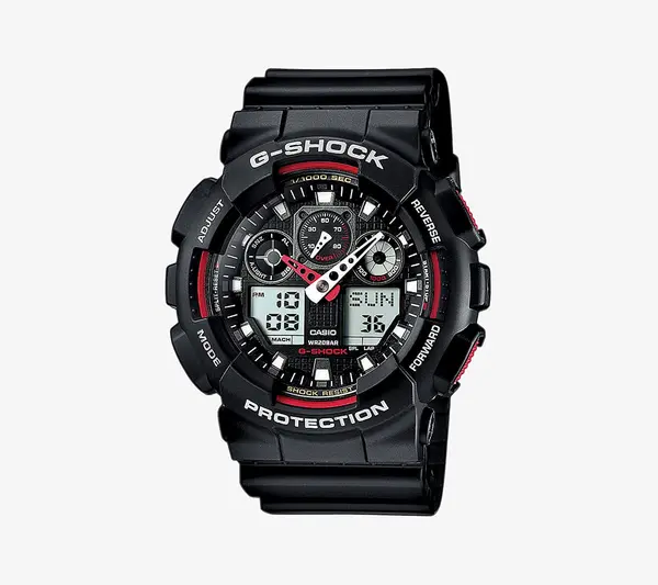 Casio Часовници G-Shock Watch Black/ Red Universal