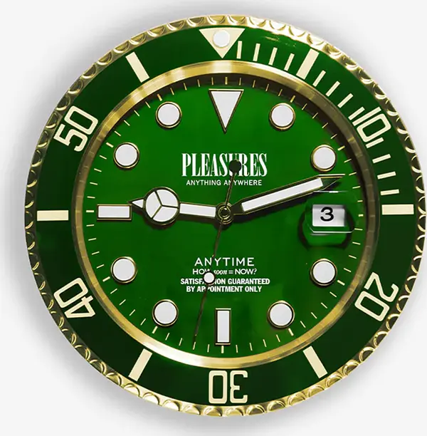 PLEASURES Часовници PLEASURES Anytime Clock Gold/ Green Universal