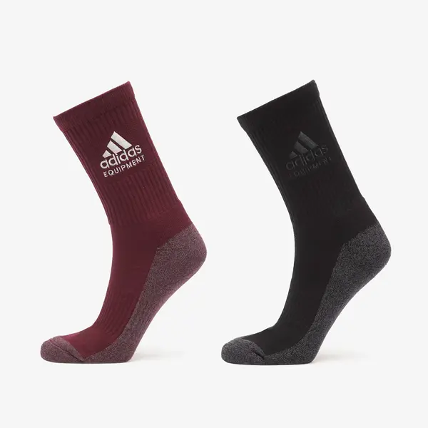 adidas Originals Чорапи adidas 2-Pack Crew Socks Black/ Maroon L