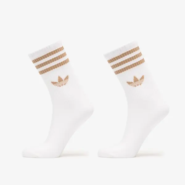 adidas Originals Чорапи adidas 3-Stripes Crew Socks 3-Pack White/ Cardboard XL