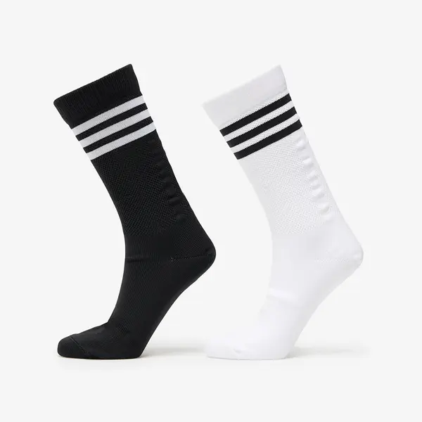 adidas Originals Чорапи adidas 3 Stripes Textured Crew Socks 2-Pack White/ Black M