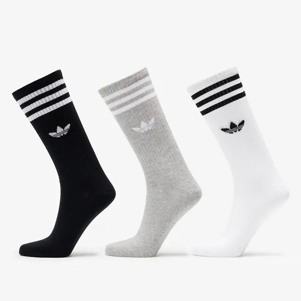 adidas Originals Чорапи adidas High Crew Sock 3-Pack White/ Mgreyh/ Black XL