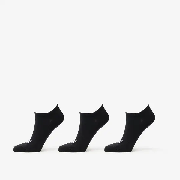 adidas Originals Чорапи adidas Liner Socks 3-Pack Black/ Medium Grey Heather/ Black XL