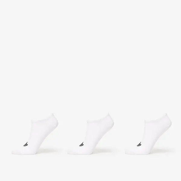 adidas Originals Чорапи adidas Liner Socks 3-Pack White/ Medium Grey Heather/ Black XL