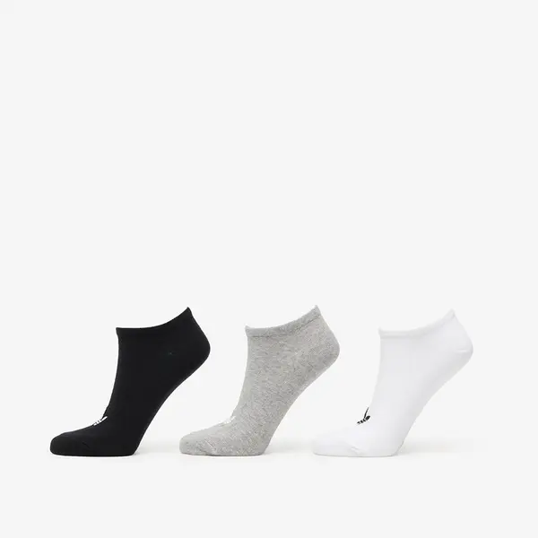 adidas Originals Чорапи adidas Liner Socks 3-Pack White/Grey/Black L