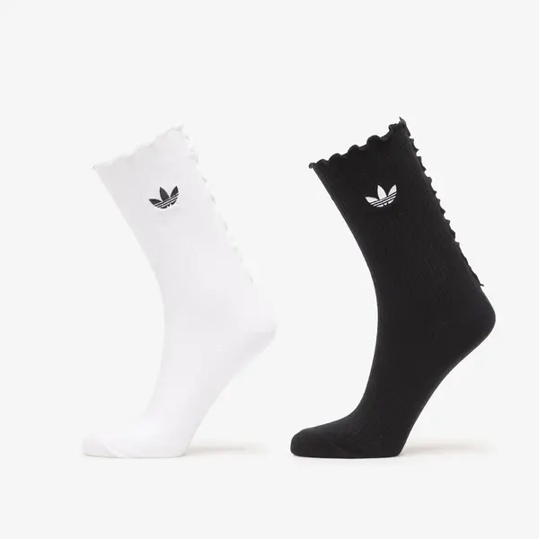 adidas Originals Чорапи adidas Ruffle Crew Socks 2 Pairs Black/ White S