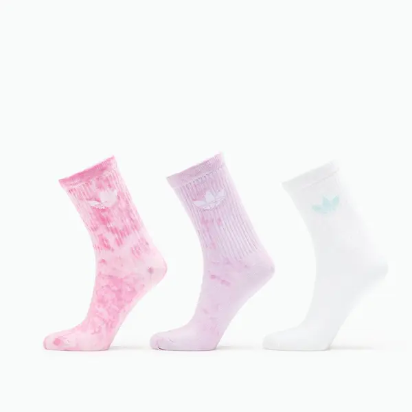 adidas Originals Чорапи adidas Tie Dye Crew Socks 3-Pack Bliss Pink S
