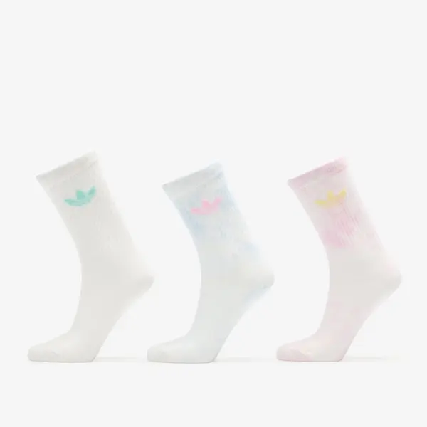 adidas Originals Чорапи adidas Tie Dye Crew Socks 3-Pack Off White/ Wonder Beige/ Dark Brown M