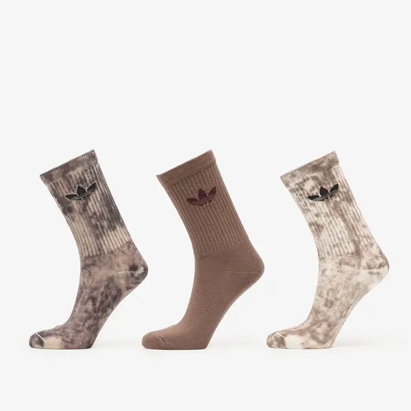 adidas Originals Чорапи adidas Tie Dye Crew Socks 3 Pairs Utility Black/ Off White/ Earth Strata L