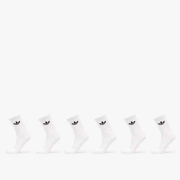 adidas Originals Чорапи adidas Trefoil Crew Sock Cushion 6-Pack White XL