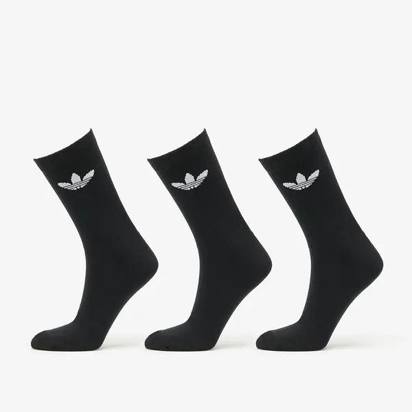 adidas Originals Чорапи adidas Trefoil Cushion Crew Socks 3-Pack Black M