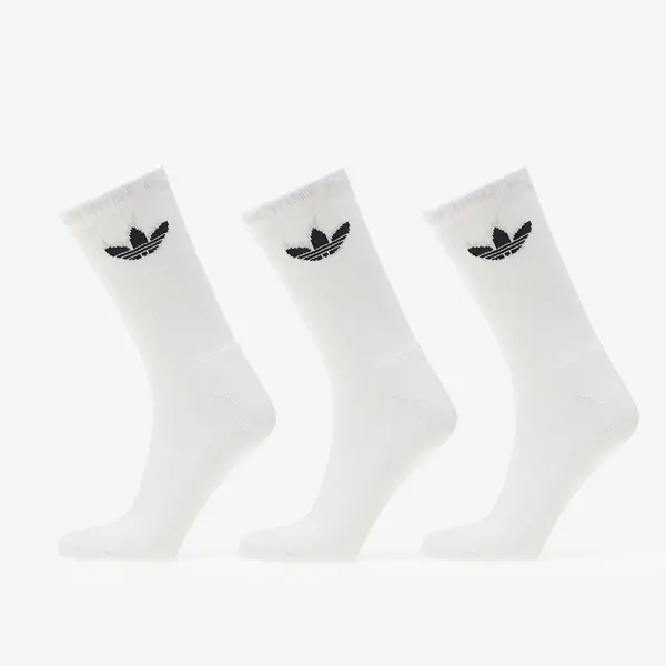 adidas Originals Чорапи adidas Trefoil Cushion Crew Socks 3-Pack White M