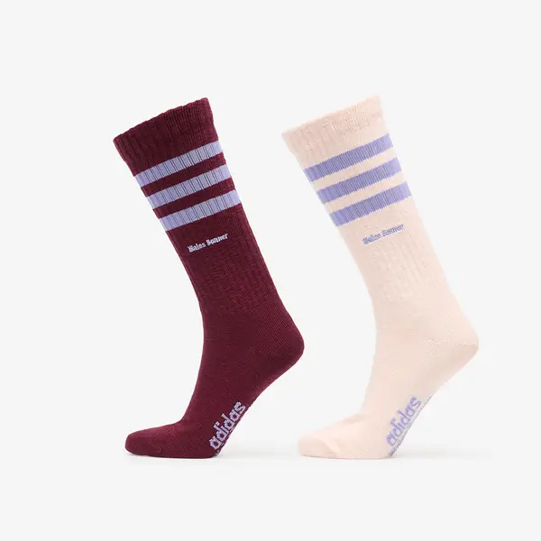 adidas Originals Чорапи adidas x Wales Bonner 3-Stripes Socks 2-Pack Maroon M