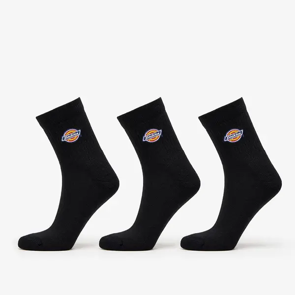 Dickies Чорапи Dickies Valley Grove Mid Socks 3-Pack Black 39-42