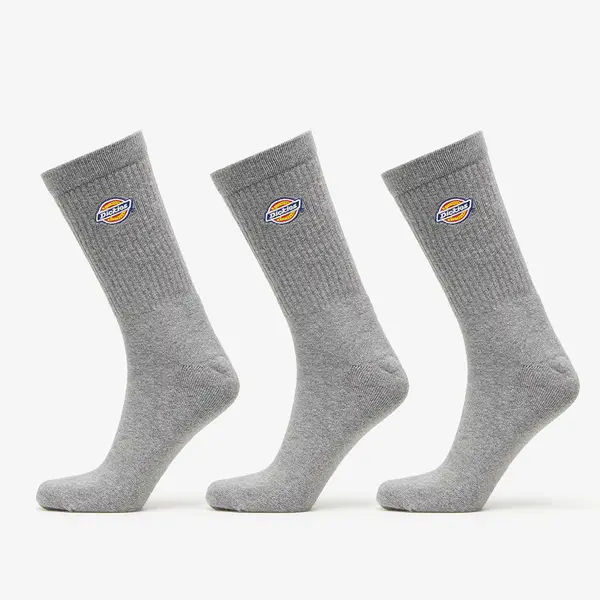 Dickies Чорапи Dickies Valley Grove Sock 3-Pack Grey Melange 39-42