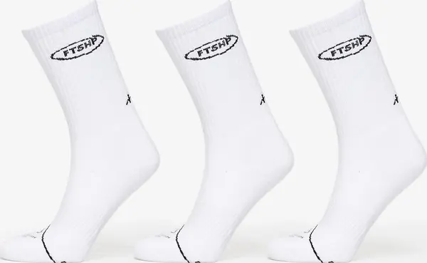 FTSHP Чорапи Footshop Basic But Not Basic Socks 3-Pack White 36-38