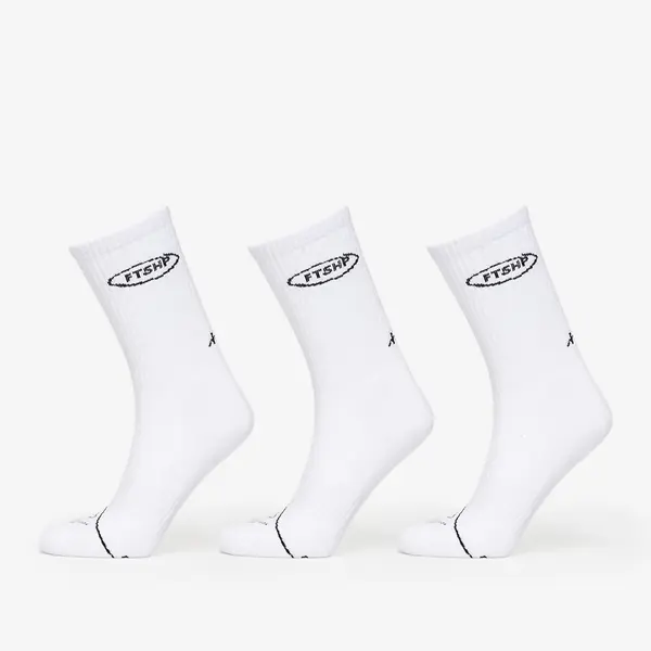 FTSHP Чорапи Footshop Basic But Not Basic Socks 3-Pack White 36-38