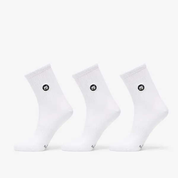 FTSHP Чорапи Footshop Short Socks 3-Pack White 39-42