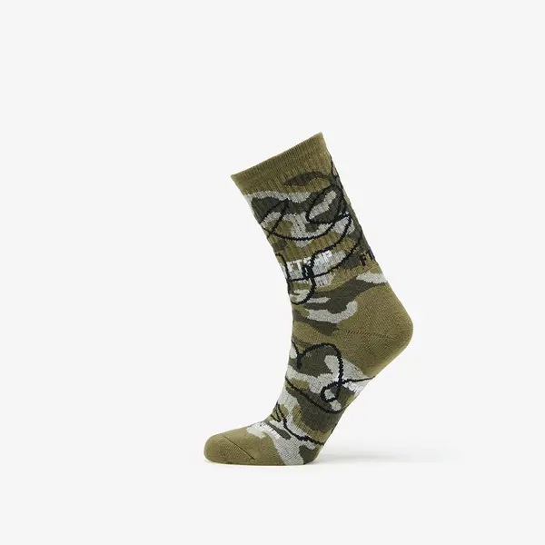 FTSHP Чорапи Footshop The Basketball Socks Olive Camo 39-42