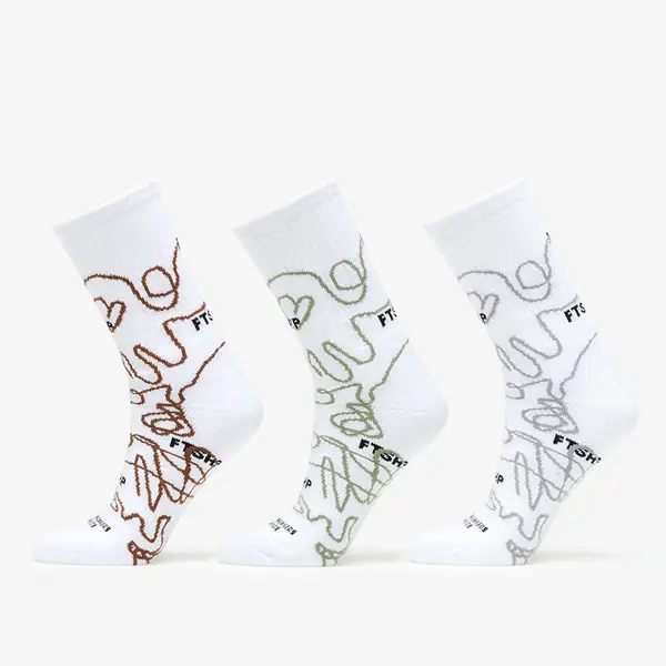 FTSHP Чорапи Footshop The Bubble Socks 3-Pack Multicolour 39-42