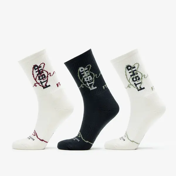 FTSHP Чорапи Footshop The Everyday Socks 3-Pack Multicolour 43-46
