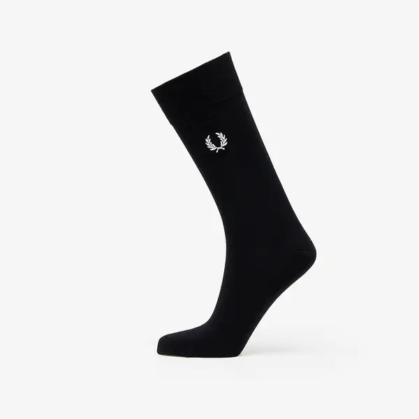 FRED PERRY Чорапи FRED PERRY Classic Laurel Wreath Sock Black/ Snow White 43-46