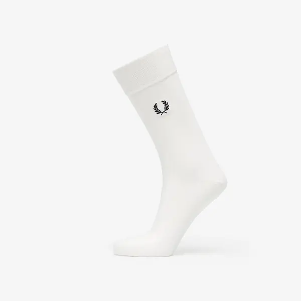 FRED PERRY Чорапи FRED PERRY Classic Laurel Wreath Sock Snow White/ Black 43-46