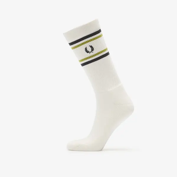 FRED PERRY Чорапи FRED PERRY Ribbed Sports Sock Light Ecru 43-46
