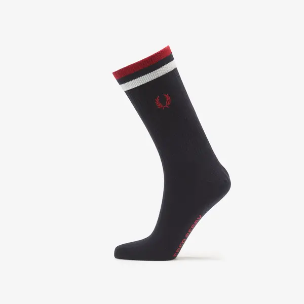 FRED PERRY Чорапи Fred Perry Tipped Sports Sock Navy/ Snow White/ Burnt Red 39-42