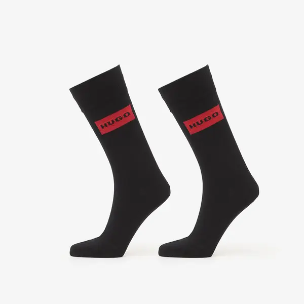 Hugo Boss Чорапи Hugo Boss 2-Pack Rs Red Label Cc Black 40-46