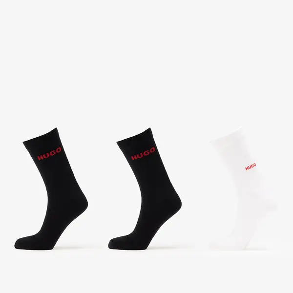 Hugo Boss Чорапи Hugo Boss 3-Pack Qs Embroidery Cc Multicolor 43-46
