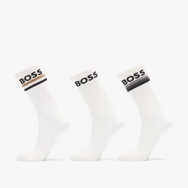 Hugo Boss Чорапи Hugo Boss 3-Pack QS Piquet Stripe Multicolor 43-46