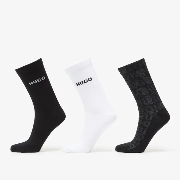 Hugo Boss Чорапи Hugo Boss H-3-Pack Qs Logo Piquet Cc Multicolor 40-46