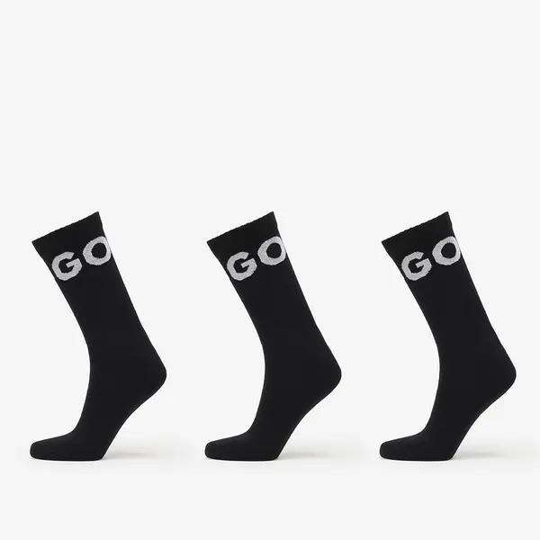 Hugo Boss Чорапи Hugo Boss Men-H-3-Pack Qs Iconic Cc Black 39-42